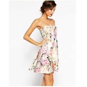 Asos Notch Bandeau Dress